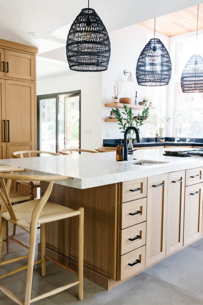 shaker cabinet kitchen island