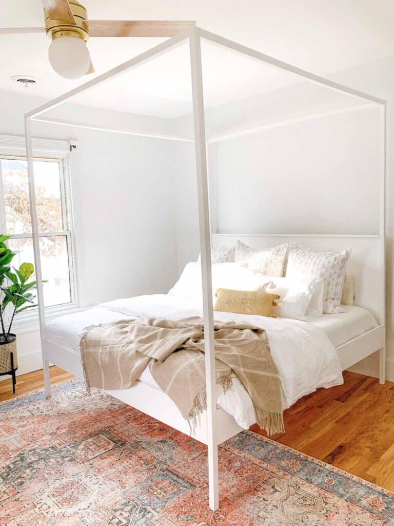 king canopy bed diy example