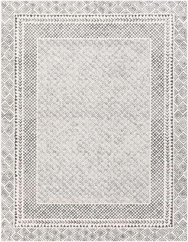 patterned rug