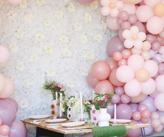 Kids Easter Party with Balloons