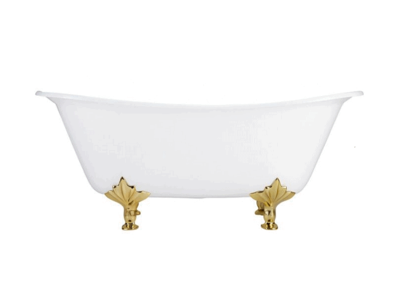 how much does a clawfoot tub weigh?