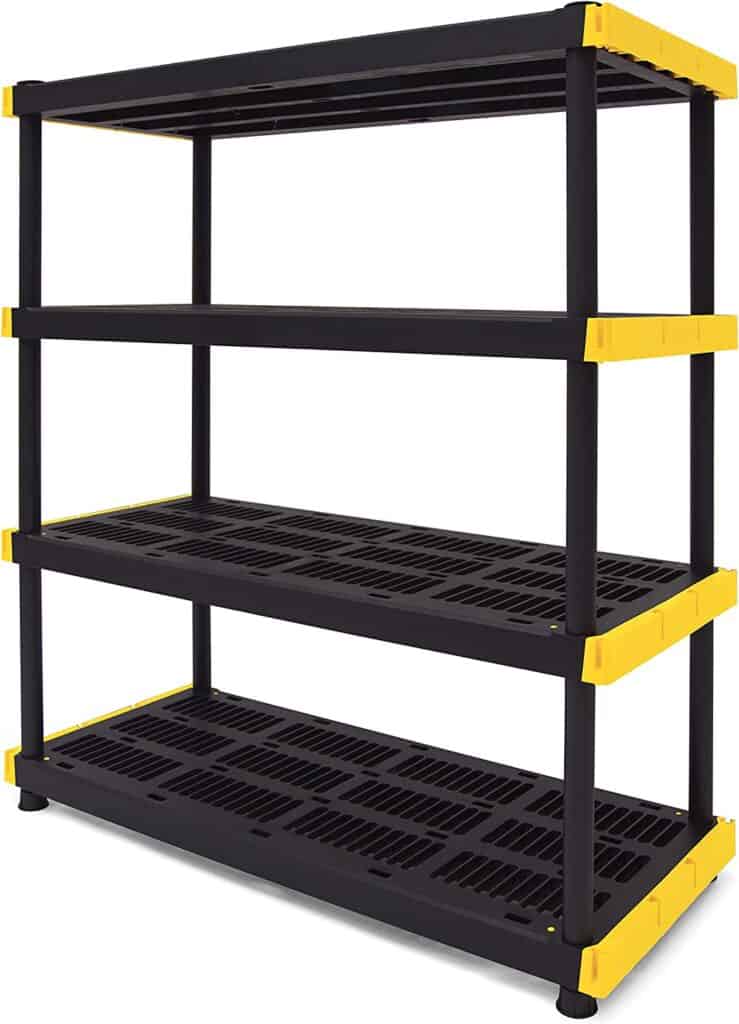 4 tier storage shelving unit