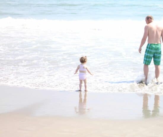 dad with daughter