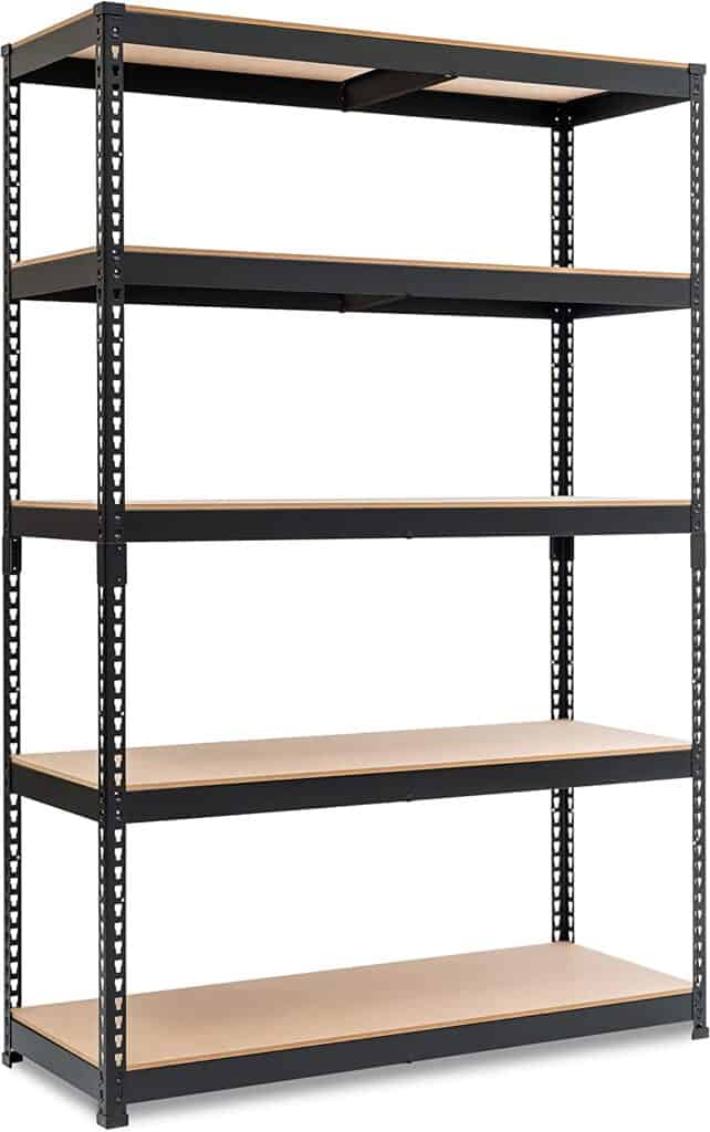 metal shelving unit