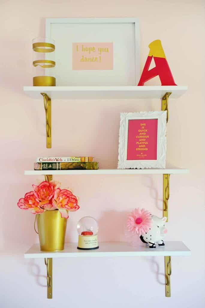 Nursery Shelf Decor Ideas