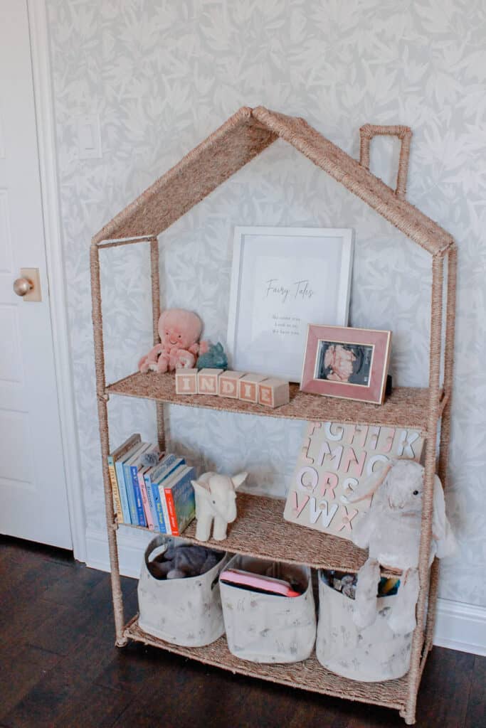 playhouse shelf decor