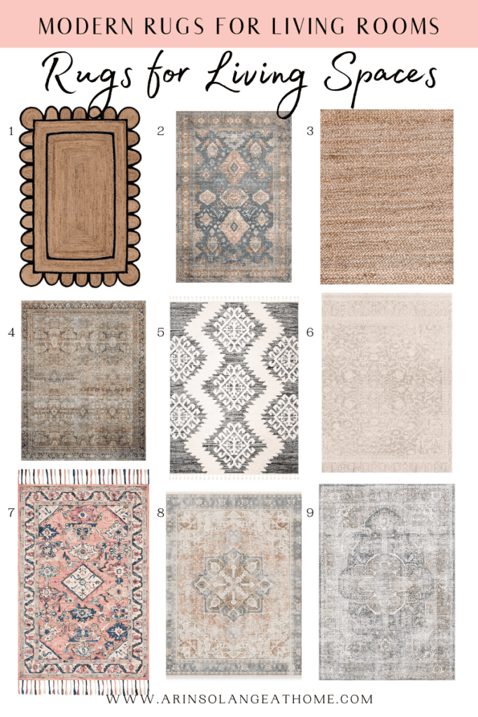 modern rugs for living room