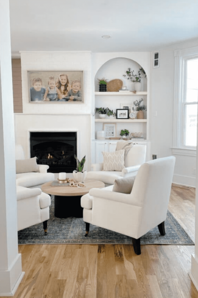 organic neutral living room