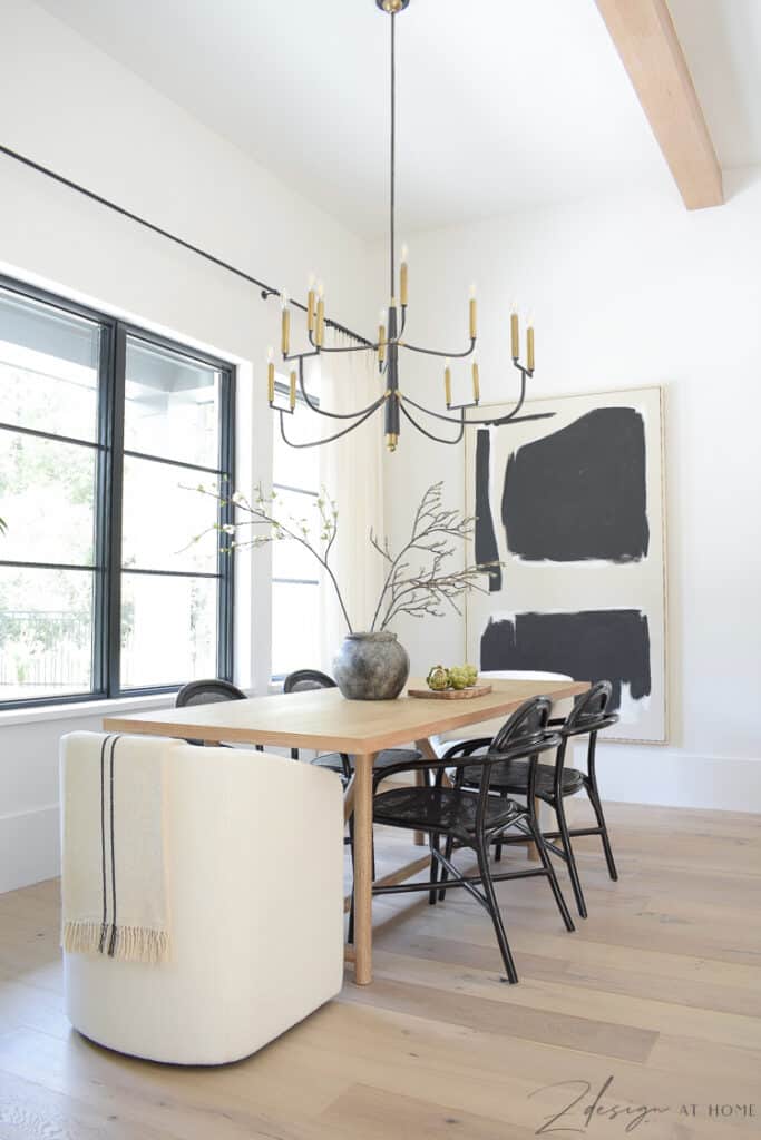 White dining room