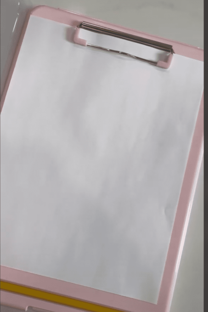 portable homework clipboard for kids