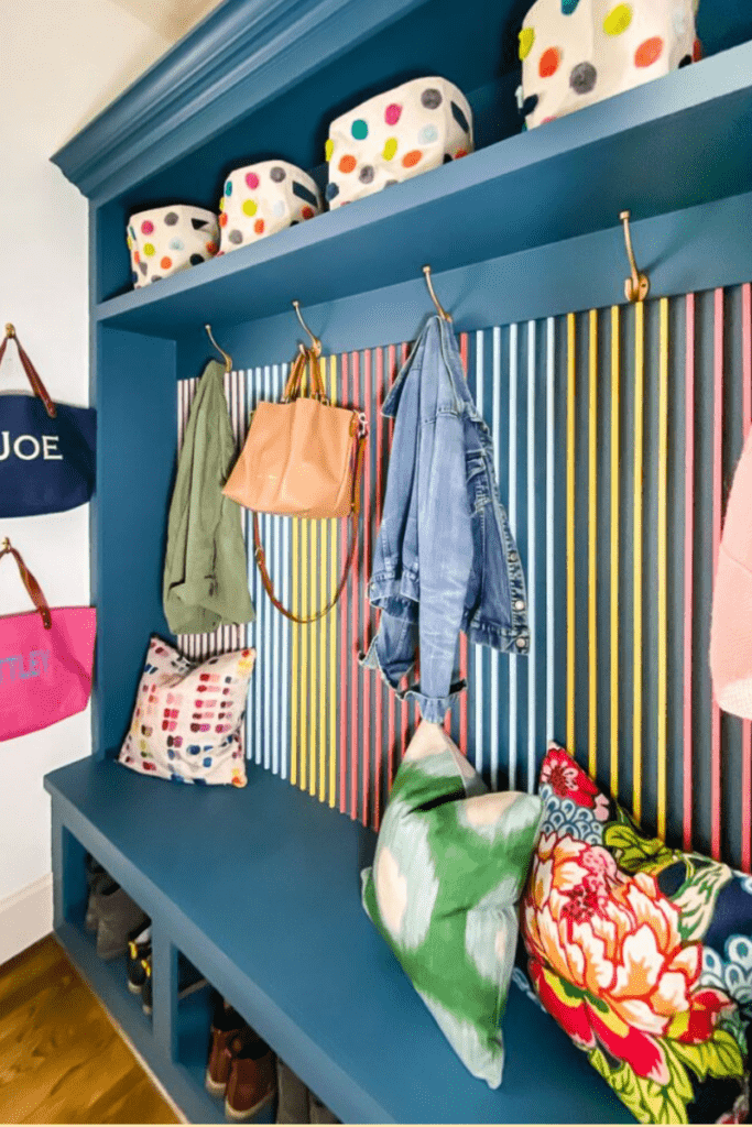 rainbow coat nook