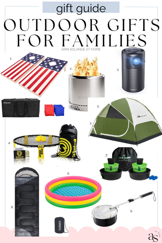 Outdoor gifts for families round up 20223