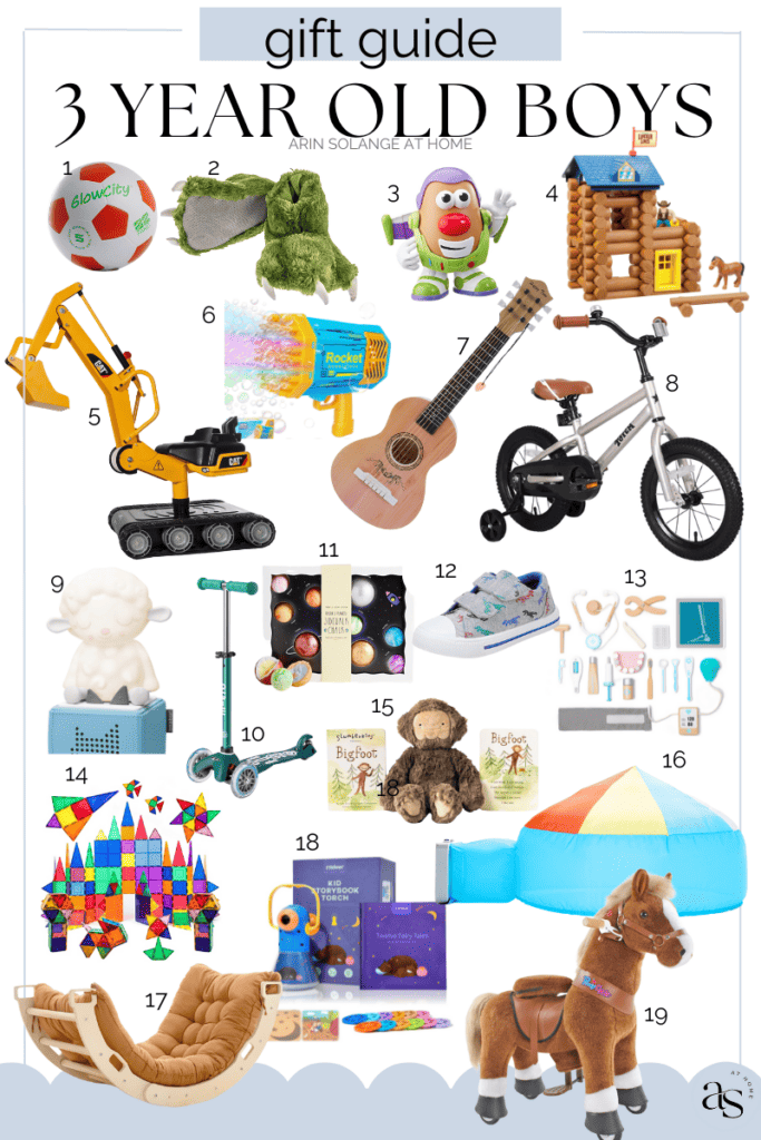 gifts for three year old boys