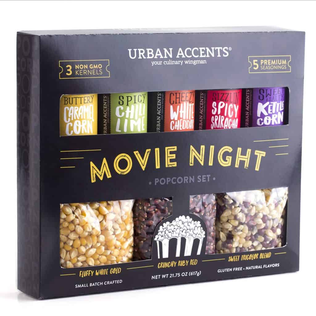 Popcorn seasoning variety pack is a unique male teacher gift idea