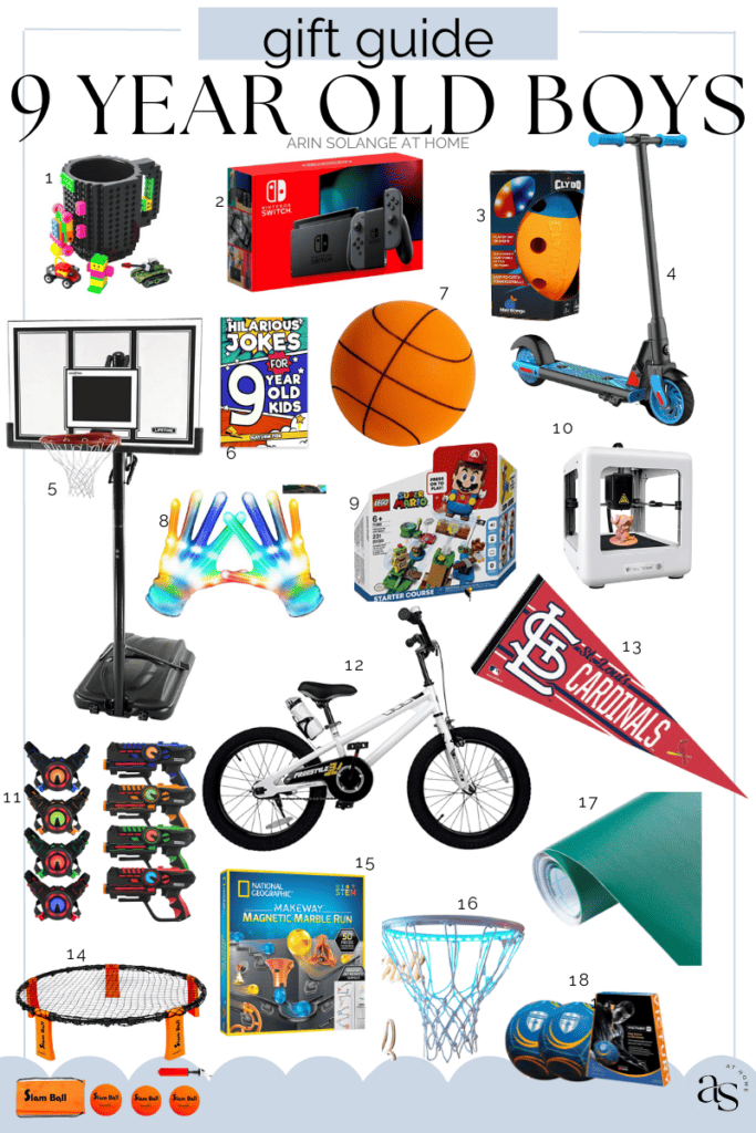 The Best Gifts for 9 Year Old Boys arinsolangeathome