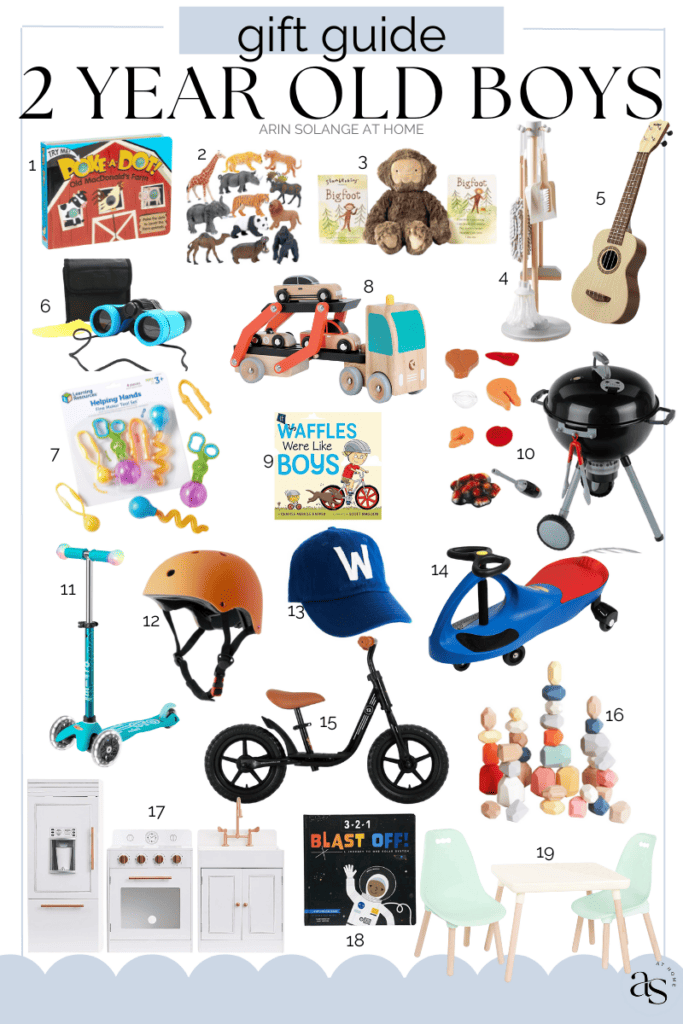 Two Year Old Boy Gift Guide arinsolangeathome