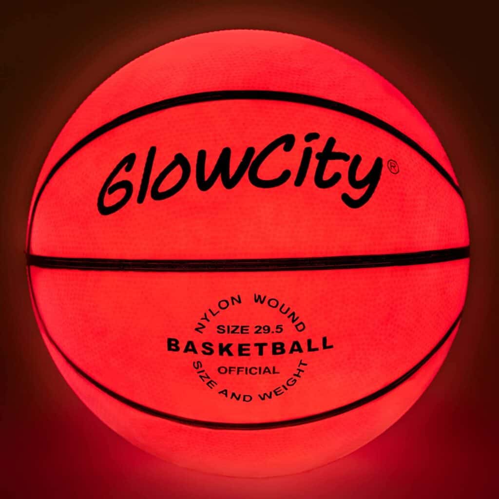#8 light up basketball for night is a great gift for young boys