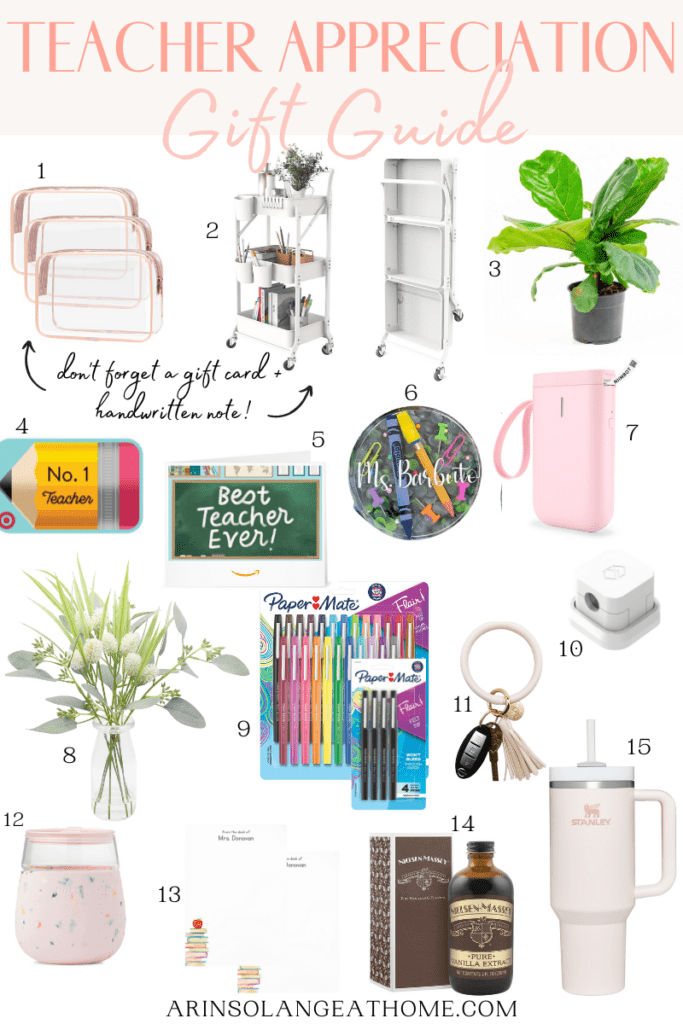 Gift Guide for Teacher Appreciation - Moody Wife