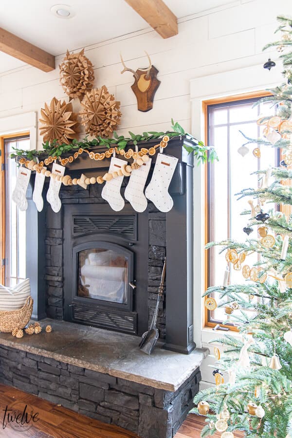 How to Easily Paint A Stone Fireplace 