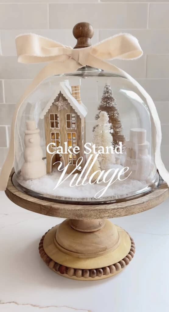 10 Christmas DIYs You'll Love-DIY Cake Stand Village