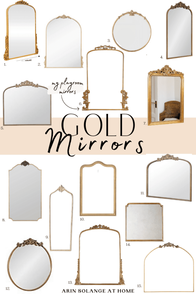 Round up of 15 top gold mirrors