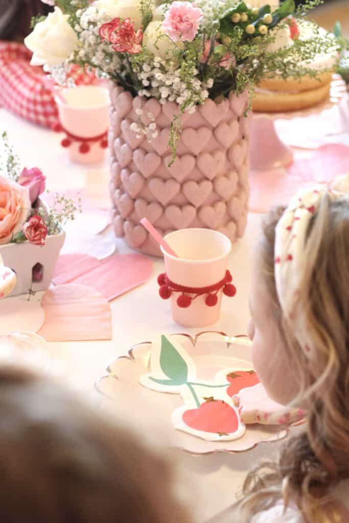 DIY Heart Resin Vase For Cherry Valentines Day Party