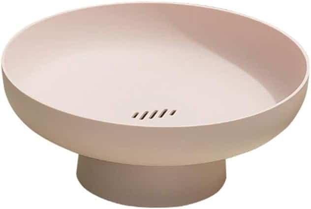 Multifunctional pink bowl for the kitchen.