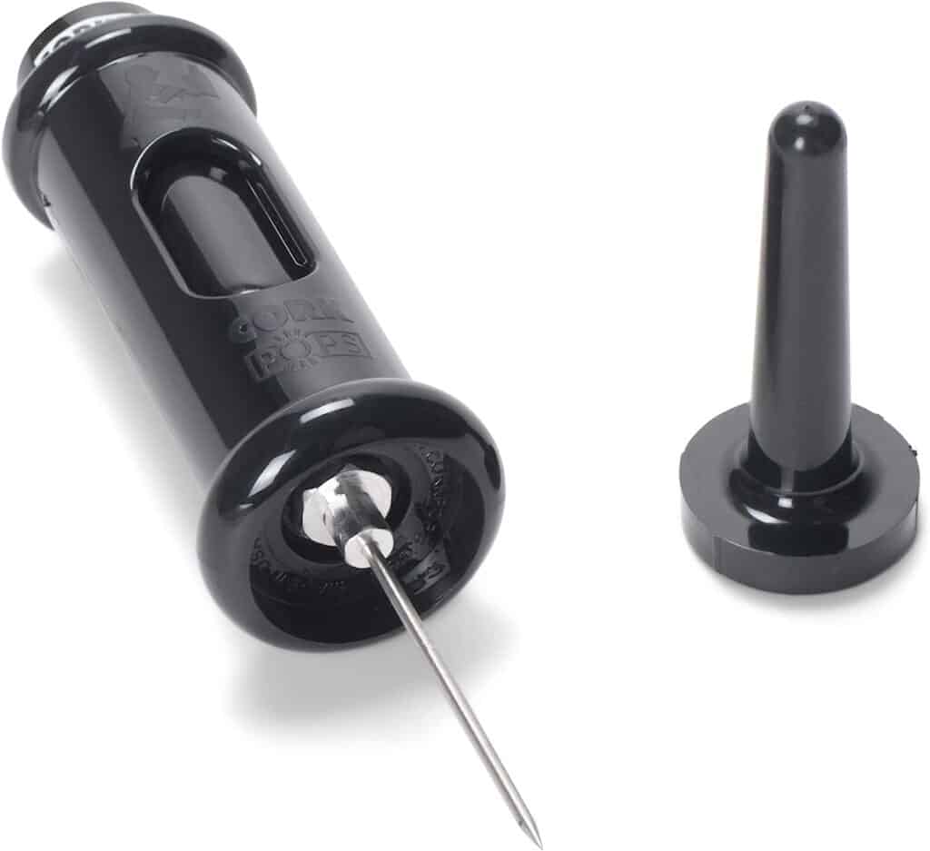 Black wine opener.