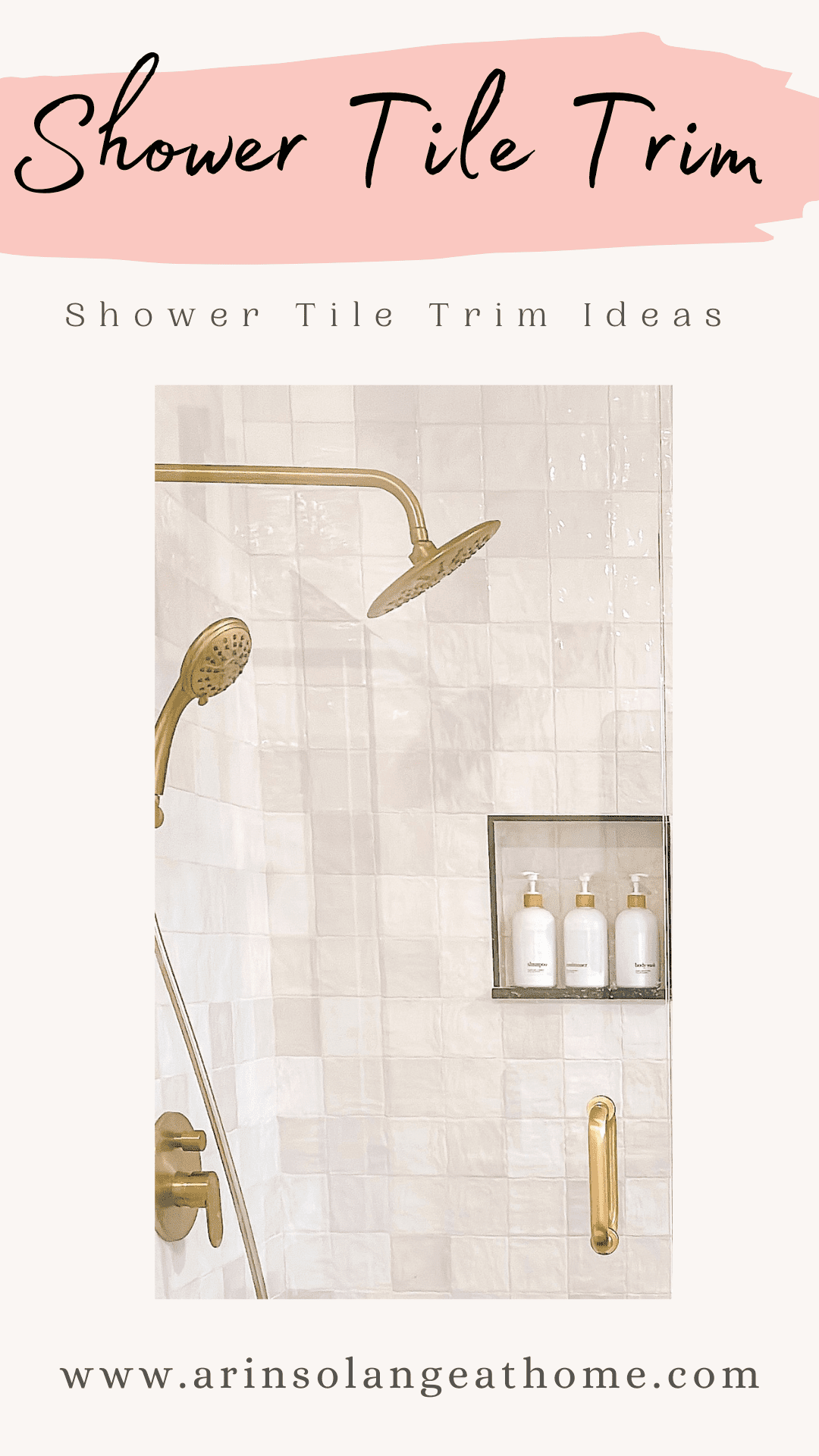 Shower Tile Trim Ideas - arinsolangeathome