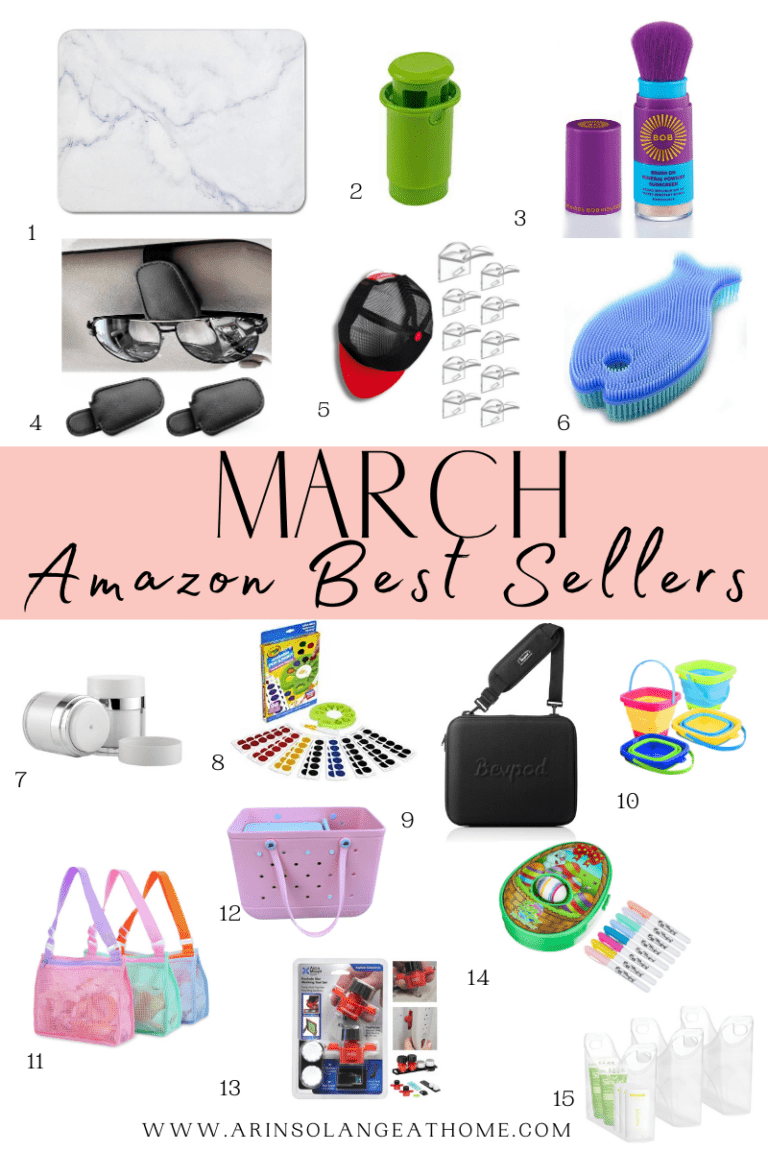 Amazon Best Sellers List March 2023 arinsolangeathome