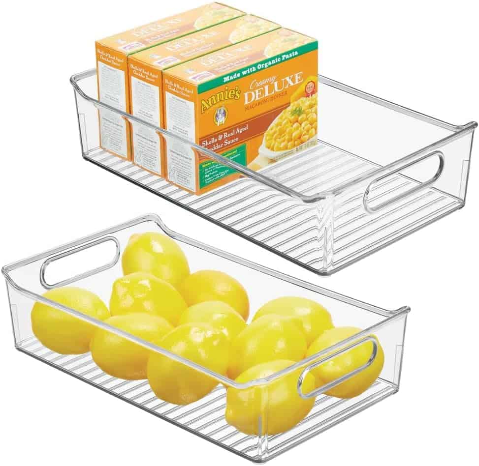 Clear Plastic Water Bottle Storage Organizer Bin, Storage