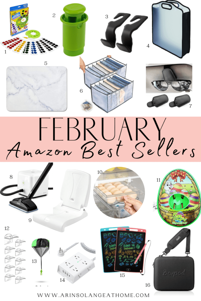 Amazon Best Sellers List February 2023 arinsolangeathome