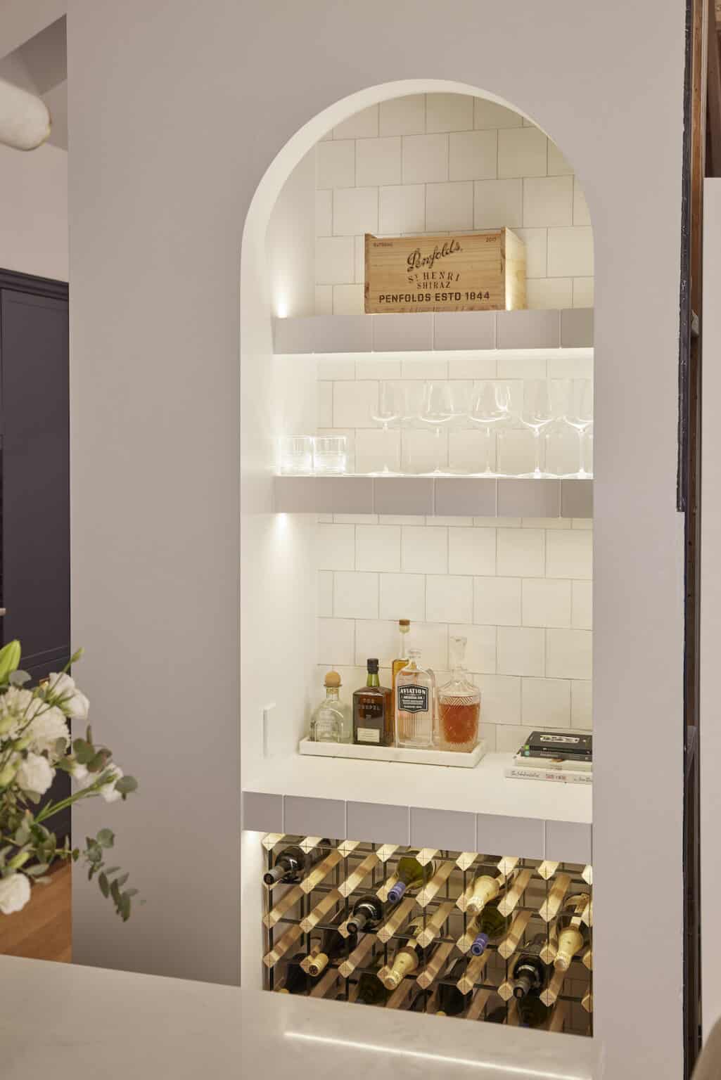 Bar Stack Shelf DIY Bar Shelf Ideas: Build Stylish Storage Shelves - arinsolangeathome