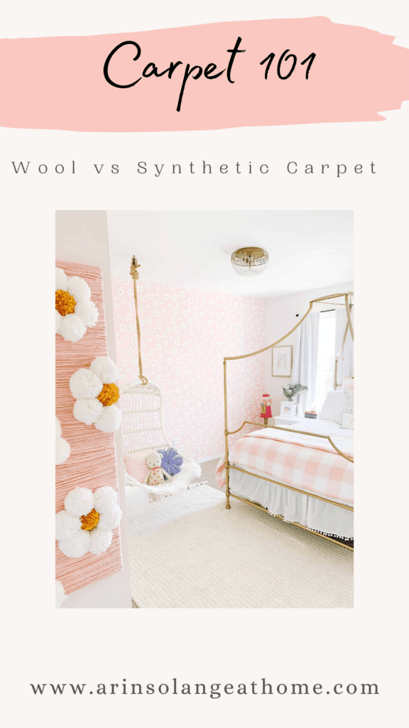 Wool vs. Synthetic Carpet Pinned Post