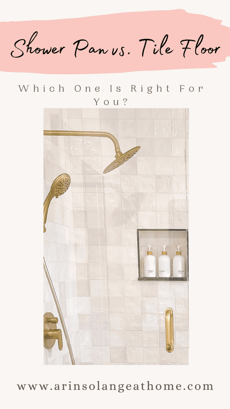 Shower Pan vs. Tile Floor: Which One Is Right For You? - arinsolangeathome