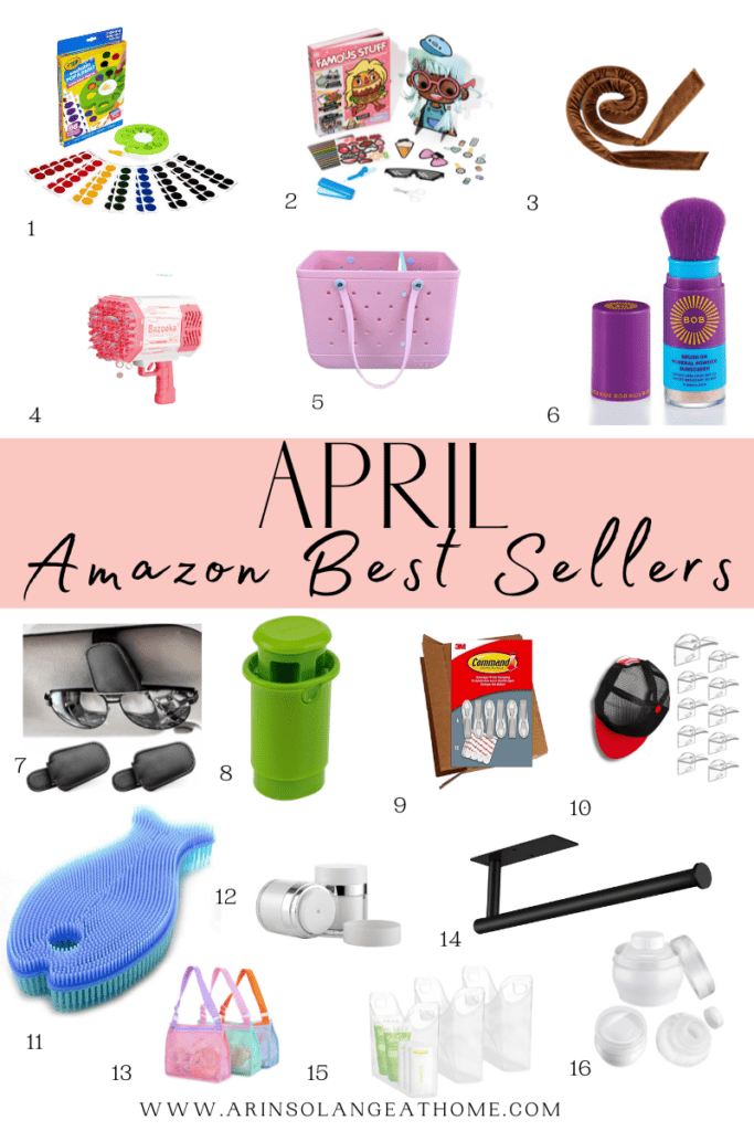Amazon Best Sellers List- April 2023 Pinned Round Up
