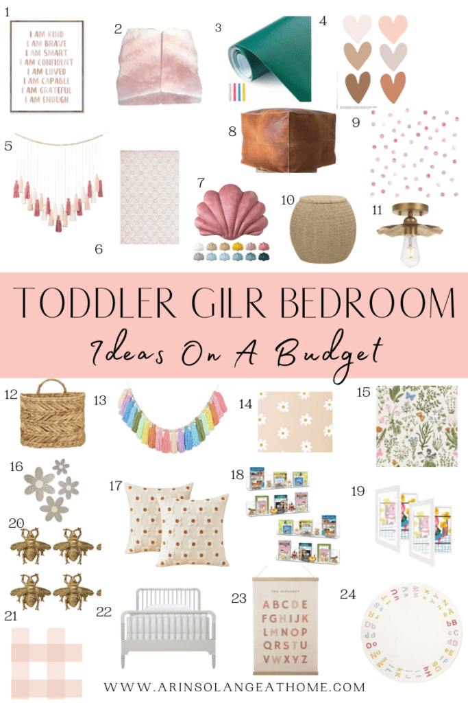 Toddler Girl Bedroom Ideas On A Budget Pin Round Up