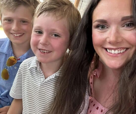 Mom and 2 sons