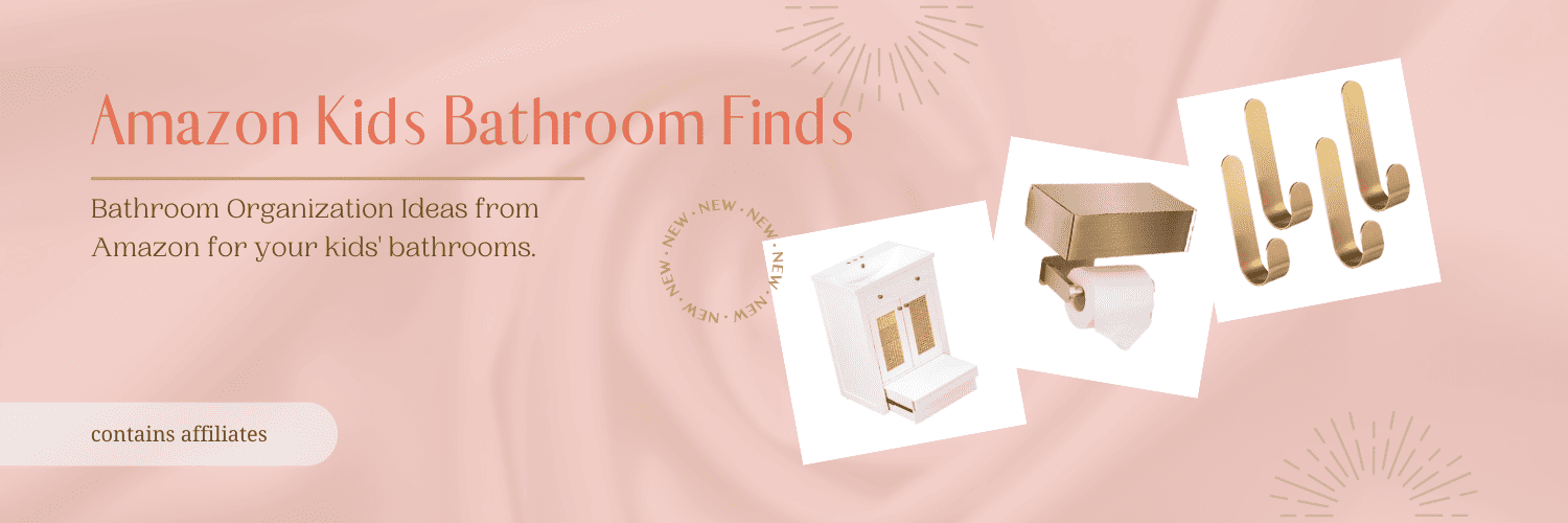 Kids Bathroom Organization from Amazon - arinsolangeathome