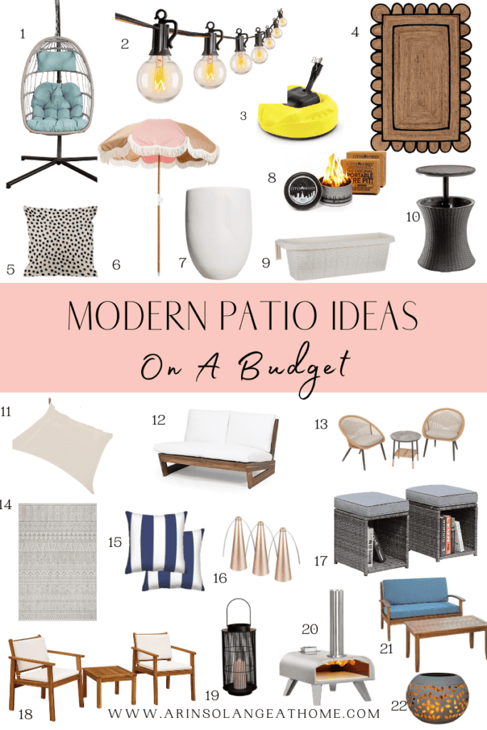 Modern Concrete Patio Ideas On A Budget Shop My Amazon Picks