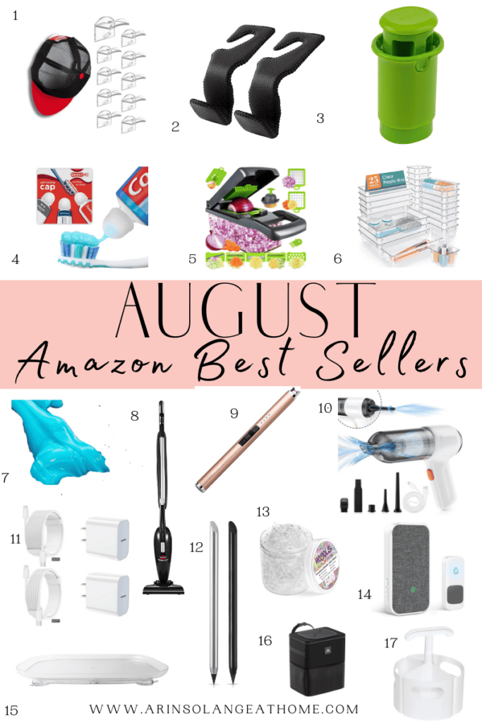 Best Sellers List- August 2023 - arinsolangeathome