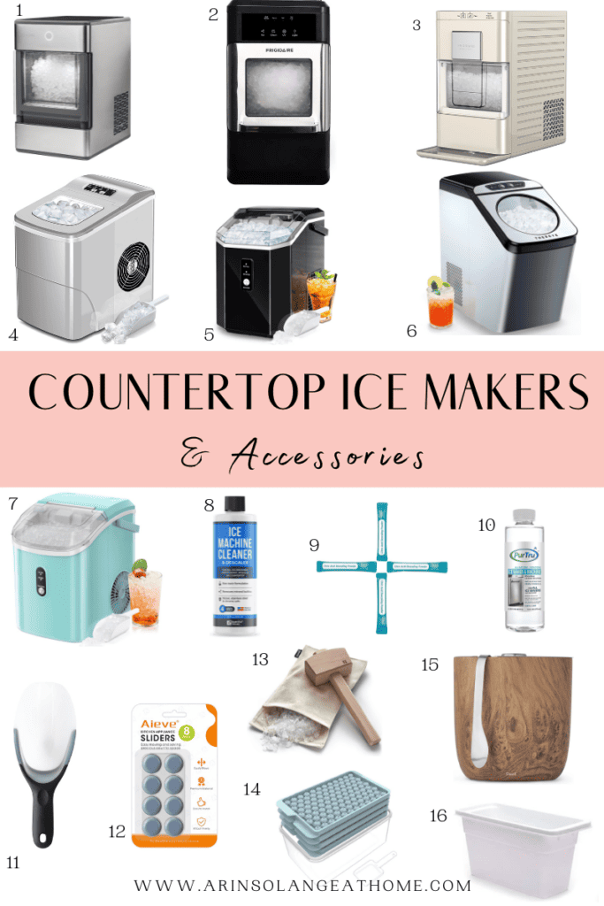 Countertop ice makers and accessories for how to clean your countertop ice maker and shop my finds