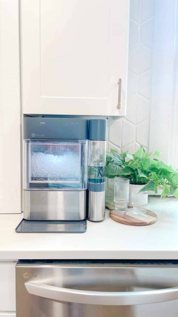 How to Clean A Countertop Ice Maker in 10 Easy Steps with your GE Profile Nugget ICe maker