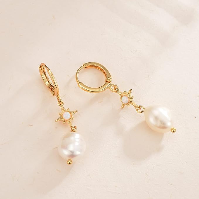 Fresh Squeeze Pearl Flower Studs