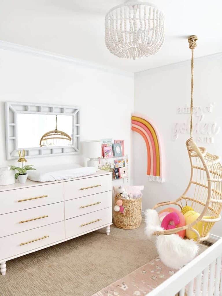 How much does it really cost to furnish a bedroom and rainbow nursery?
