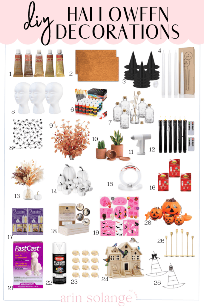 Shop supplies for my favorite 15 DIY Halloween Decorations