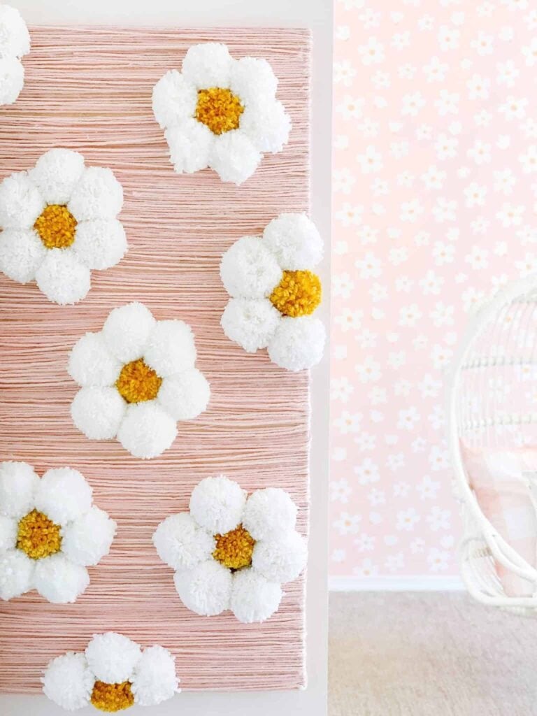 How much does it really cost to furnish a bedroom with diy daisy wall art?