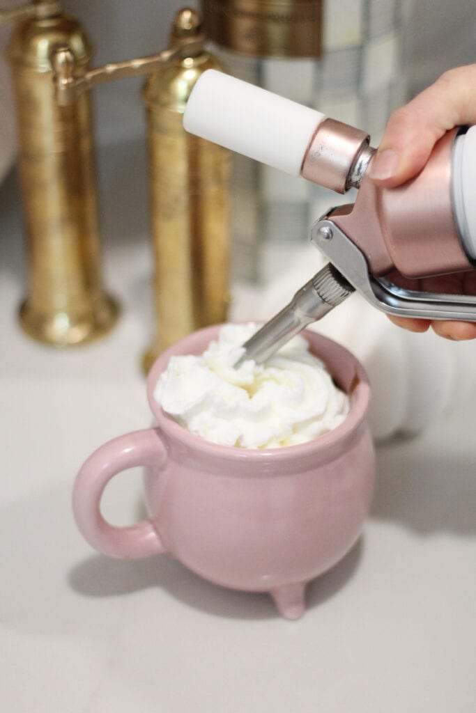 Halloween coffee recipes with whipped cream hot cocoa.