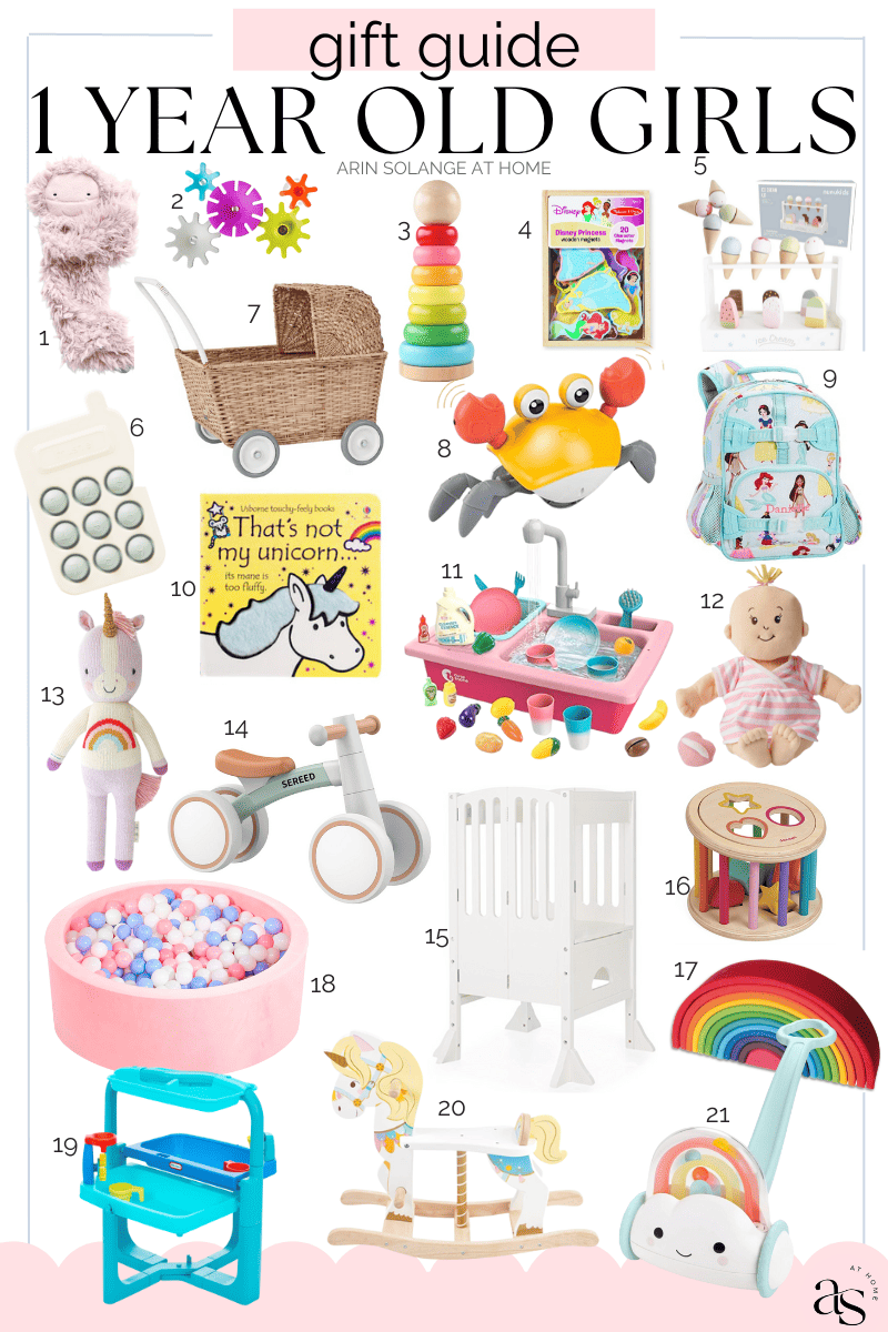 One Year Old Girl Gift Guide arinsolangeathome