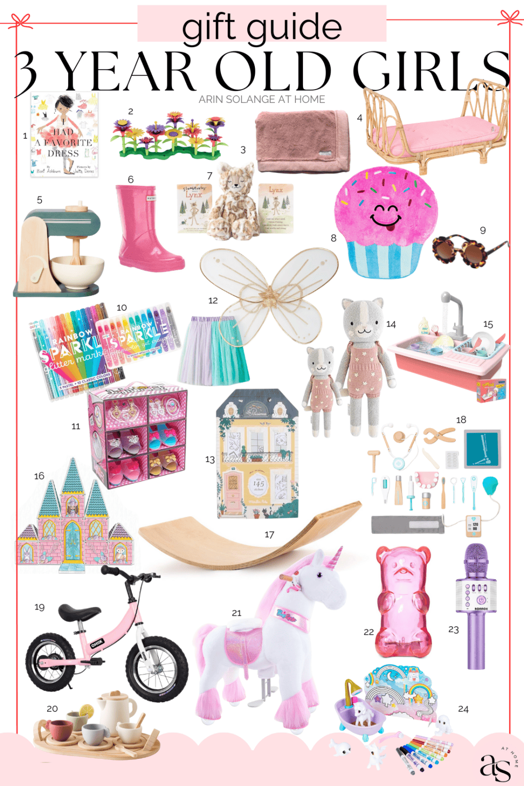 Best Gifts for 3 Year Old Girls - arinsolangeathome